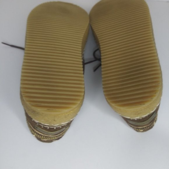 LaidBackLondon Tie-up Chukka Moccasin Handmade Beaded Ankle Boot EU 37 US 6 - Picture 6 of 6